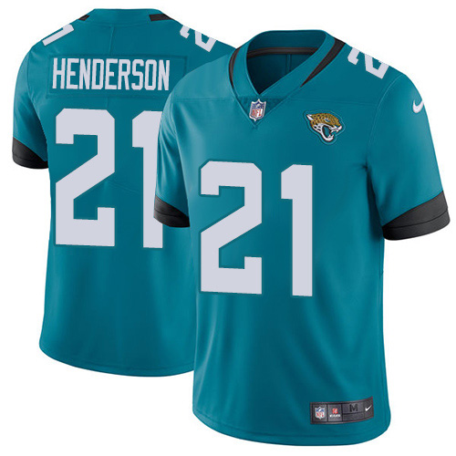 Nike  Jaguars #21 C.J. Henderson Teal Green Alternate Men Stitched NFL Vapor Untouchable Limited Jersey